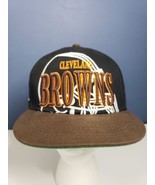 Cleveland Browns NFL Snapback Hat Vintage Collection New Era Brown Black - £18.58 GBP