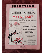 RARE Sheet Music Selection from MY FAIR LADY Frederick Loewe Alan Jay Le... - £12.67 GBP