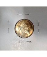 HIGH GRADE UNC/BU 1973 BAHAMAS ISLANDS STARFISH ONE CENT COIN PULLED FRO... - $6.82 CAD