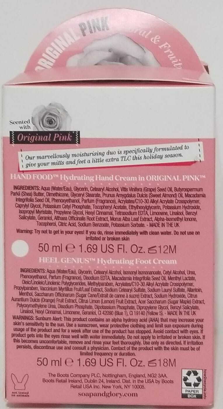 Original Pink Floral & Fruit Soap & Glory Wait On Hand And Foot Item image 4