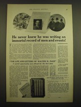 1924 Doubleday, Page & Co. Ad - He never knew he was writing an immortal record  - £14.73 GBP