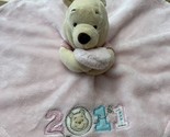 Classic Pooh Winnie the Pooh Disney Baby Pink Lovey Security Blanket 2011 - £37.20 GBP
