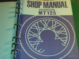 1973 Honda MT125 Service Shop Repair Manual OEM 6136101 - $49.99