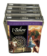 Readers Digest I BELIEVE Cassette Tapes 1-4 Religious Inspiration Case B... - £6.96 GBP