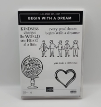 Stampin Up! Host Begin With A Dream Rubber Stamp Set  - Complete - 159143 - £13.22 GBP