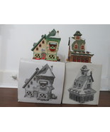 USED DEPARTMENT 56 REINDEER BARN+THE GALCIER GAZETTE. GOOD CONDITION - €34,18 EUR