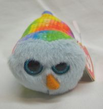 TY Mini MIMI THE COLORFUL OWL 4" Plush STUFFED ANIMAL TOY NEW w/ TAG McD... - $14.85