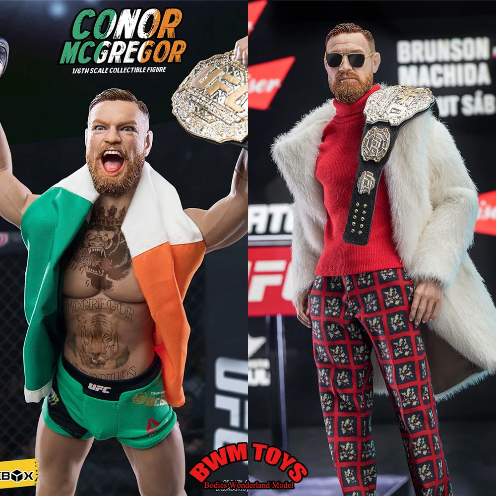 BLACKBOX BBT9022 1/6 Scale Collectible Fighting King Conor Mcgregor 12&#39;&#39; Full - £198.24 GBP