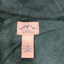 Blue Mountain RN#129746 Women's Green Quilted Full Zip Pockets Fleece Vest Sz L image 3