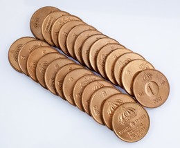 1956 Suède Ore Pièce de Monnaie Lot (25 Pièces) Tout En Unc-Bu État! Km ... - $1,034.46 MXN