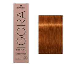 Schwarzkopf IGORA ROYAL Absolutes Hair Color, 7-70 Medium Blonde Copper Natural