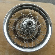 Harley 16&quot; Front Tubeless Spoke Wheel 25mm Axle &amp; 44156-00 Disc Big Twin - £77.67 GBP