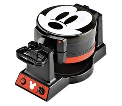 Disney Mickey Mouse Waffle Maker Double Flip Makes Up To 6 Waffles At Once (a) - £237.35 GBP