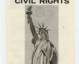 The FBI Guardian of Civil Rights Booklet 1964 J Edgar Hoover  - $47.52