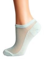 BestSockDrawer LUCINA mint green glittery socks for women - £7.75 GBP