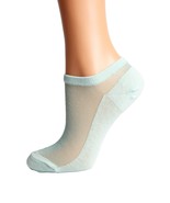 BestSockDrawer LUCINA mint green glittery socks for women - £7.82 GBP