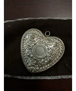 Gorham Sterling Silver Heart Christmas Ornament yr88/1 Ornate Rose Flora... - $81.18 CAD