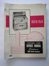 Rock Ola Model 436 Centura Jukebox Service Manual Original 1967 Loose Pages - £33.10 GBP
