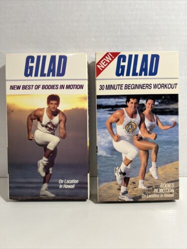 Primary image for Set Of 2 Exercise Videos VHS Gilad 30 Minute Beginners Workout Bodies in Motion
