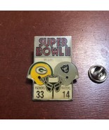 SB Super Bowl 2 II Packers vs Oakland Raiders pin Starline NFL - $12.66 CAD