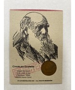 Charles Darwin REJECTED Authenticated Ink 1899 Indian Head Cent Card - £7.19 GBP