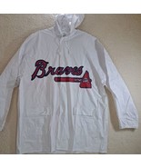 ATLANTA BRAVES Raincoat 1995 One Size PVC Vinyl MLB Jacket KELLOGG&#39;S K95... - $21.29