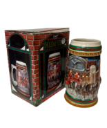 Budweiser Holiday Beer Stein Mug Home For The Holidays Vintage 1997 New ... - $287.38 MXN