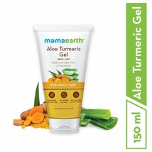 Mamaearth Aloe Turmeric Gel from 100% Pure Aloe Vera For Face, 150ml (Pack of 1) - £11.25 GBP