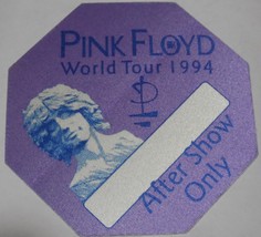 PINK FLOYD Division Bell World Tour After Show Pass 1994 Sticker Vintage... - £15.75 GBP