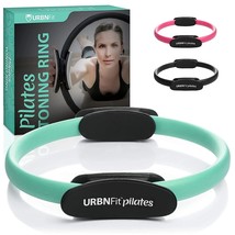 Pilates Ring - 12&quot; Magic Circle W/Dual Grip, Foam Pads For Inner Thigh Workout,  - £21.70 GBP
