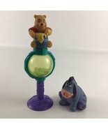 Disney Winnie Pooh &amp; Friends Baby Toys Eeyore Figure Suction Rattle Vint... - £19.74 GBP