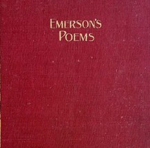 Ralph Waldo Emerson Poems 1900 1st Edition Victorian HC Poetry Collection E67 - £55.04 GBP