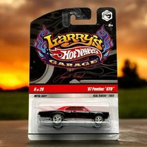 Hot Wheels Larrys Garage 67 Pontiac GTO Real Riders Treasure Hunt Red Bl... - £11.40 GBP