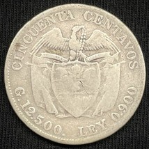 1944 Republic of Colombia 5 Centavos Phrygian Cap Coin Condition AU+ - £9.92 GBP