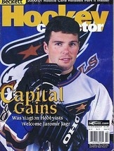 Jaromir Jagr Signed 2001 Beckett Hockey Full Magazine Capitals Penguins ... - £61.85 GBP