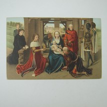 Postcard Art Litho Print Hans Memling The Adoration Of The Magi Antique Unposted - £7.92 GBP
