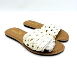 Made Li Ne Hue Flat Sandals- White, Us 6M - £16.78 GBP