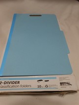 Office Depot Brand Classification Folders W/Fasteners Legal Size Light B... - $26.72