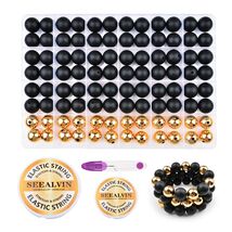 96PCS 15mm Silicone Beads Kit, 2 Colors Round Rubber Beads for DIY Crafts - €9,85 96PCS 15mm Silicone Beads Kit, 2 Colors Round Rubber Beads for DIY Crafts - €9,85 EUR