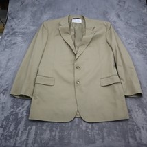 Brooks Brothers Jacket Mens 45L 40W Beige Suit Coat Blazer 2 Button - £32.42 GBP