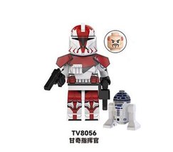 Captain Ganch Clone Commander Wars Star Wars Custom Minifigure From US - $6.00