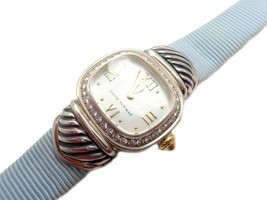 Authentic! David Yurman DY Silver 925 Diamond Thoroughbred Silk Ladies Watch - £1,013.38 GBP