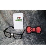 Pixel 8 Nerd Costume Kit Taped Glasses Pocket Protector BowTie Cartoon C... - $20.99 CAD