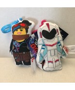 NEW Lego Movie Wild Style &amp; General Sweet Mayhem Plush Bag 4&#39;&#39; Hangers - €13,14 EUR