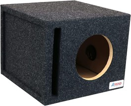 Atrend 8 inch Single Vented SPL Tune Subwoofer Box - Improves Audio Quality, Sou - £59.69 GBP