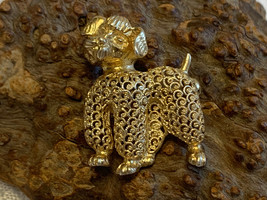 Vtg Sterling Silver Poodle Pin 5.18g Fine Jewelry Dog Brooch Germany Canine - £32.03 GBP