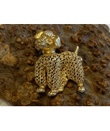 Vtg Sterling Silver Poodle Pin 5.18g Fine Jewelry Dog Brooch Germany Canine - £31.56 GBP