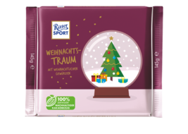 Ritter Sport CHRISTMAS DREAM  chocolate bar 145g- FREE SHIPPING - £9.18 GBP