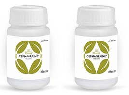 Charak Pharma Cephagraine Tablet Twin Pack - 40 Tablets (Pack of 2) - £15.58 GBP