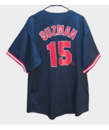 Christian Guzman #15 Minnesota Twins MLB Vintage 90s Majestic Blue Jersey - £48.75 GBP